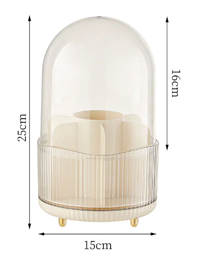 360° ViralGlow™ Luxury Rotating Makeup Organizer